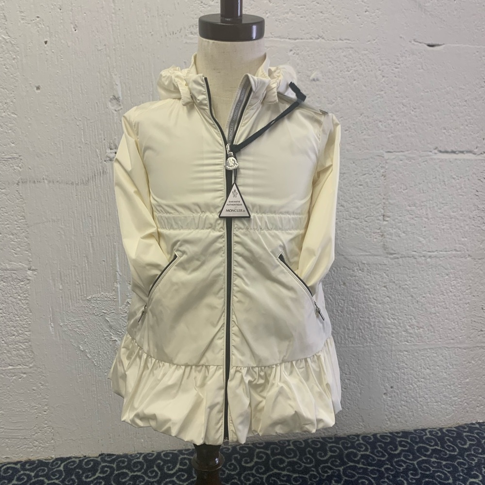 Moncler Ivory Parka Jacket